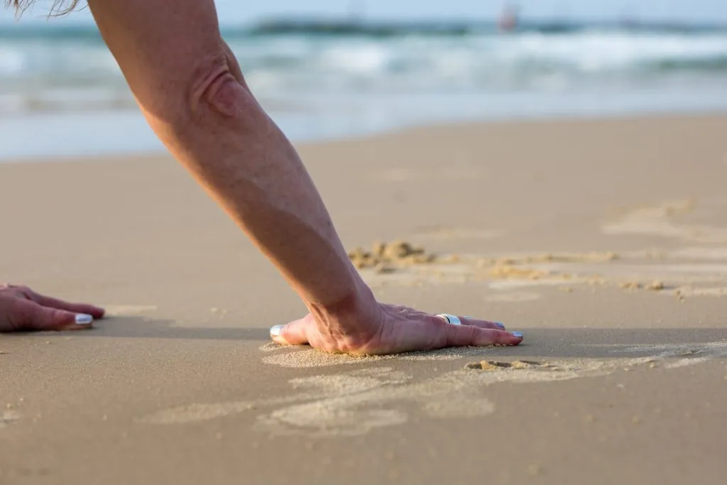 Yoga am Strand